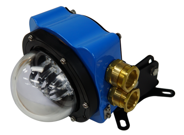 Frangible LED helideck floodlight