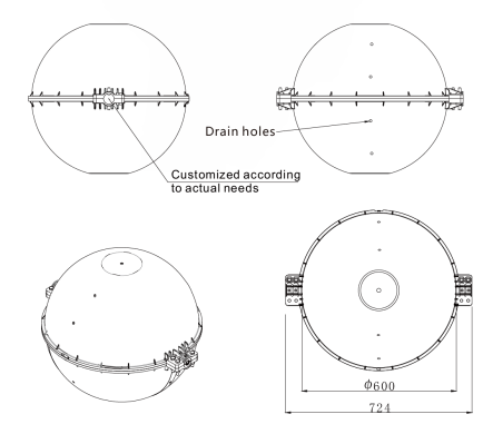 Aviation Obstruction Marking Sphere